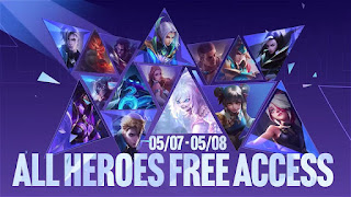 Mobile Legends 515 M-World Event - all heroes free access