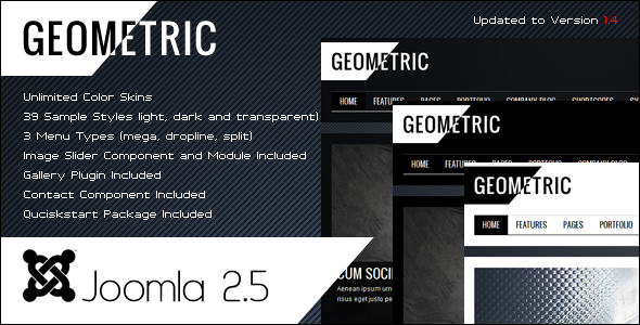 GEOMETRIC - Creative Joomla1.6 Theme - Creative Joomla