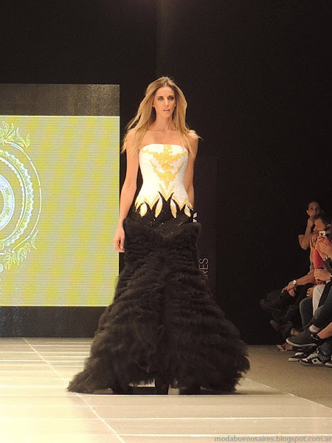 Claudio Cosano 2014 vestidos verano 2014.