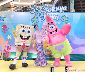 SpongeBob SquarePants, Patrick Star, Seronoknya Raya, Paradigm PJ, Paradigm JB, gatewat@klia2, raya 2019, malaysia shopping mall, shopping mall raya decor lifestyle 