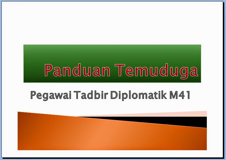  Panduan PTD M41