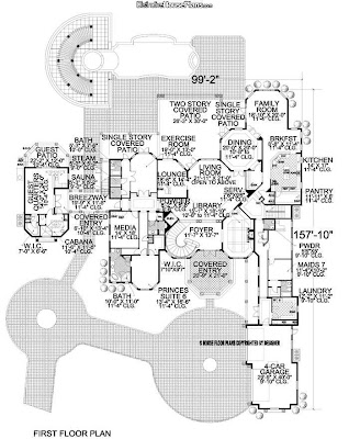 Luxury Homes Design Floor Plan