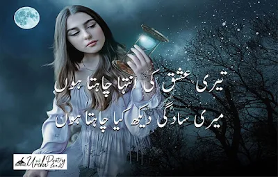 tere ishq ki inteha chahata hon / urdu love poetry