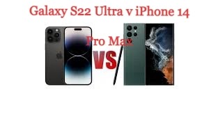 المقارنة بين مواصفات هاتف iPhone 14 Pro Max وهاتف Galaxy S22 Ultra