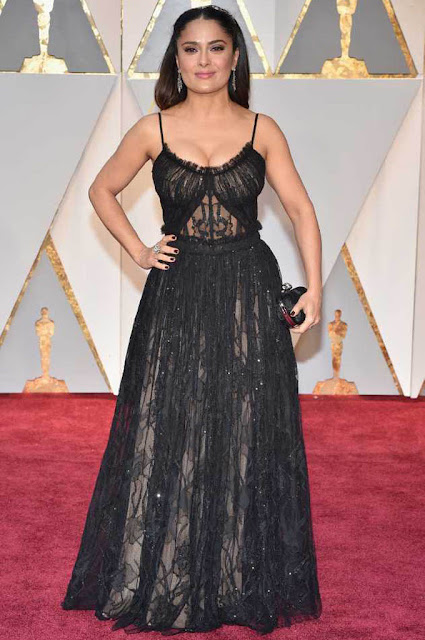 Salma Hayek at 89th Annual Academy Awards