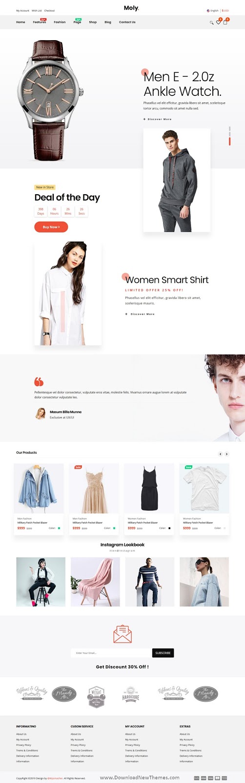 Multipurpose eCommerce Website Template 