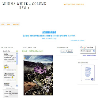 MINIMA WHITE 4 COLUMN