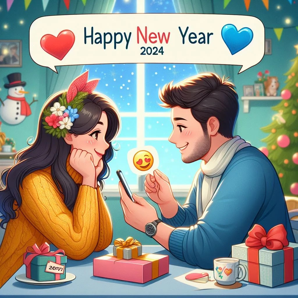 Happy New Year 2024 Wishes for Wife