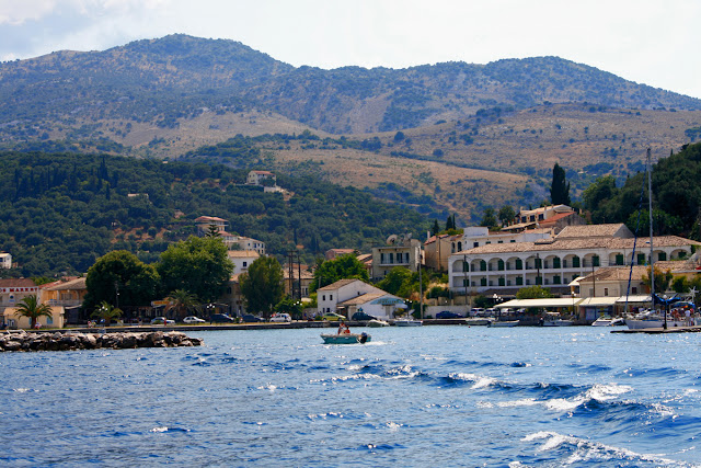 Port in Kassioppi. Corfu. Greece. Порт в Кассиоппи. Корфу. Греция