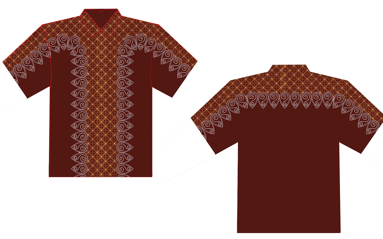 Desain Baju Batik Desain Batik Kerja