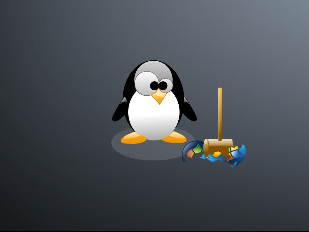 Ubuntu Tux Wallpaper