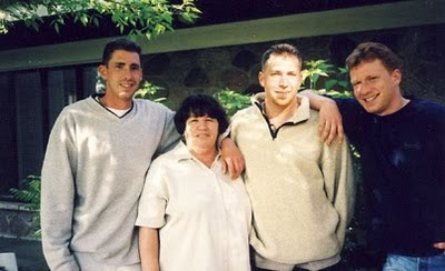 Sandy Burke with her sons