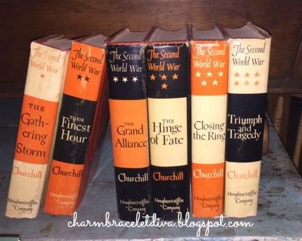 vintage Winston Churchill six book set