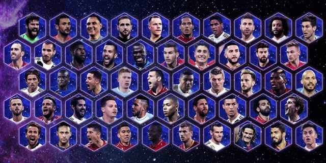 50 Pemain yang Masuk Nominasi Regu Terbaik Eropa 2018