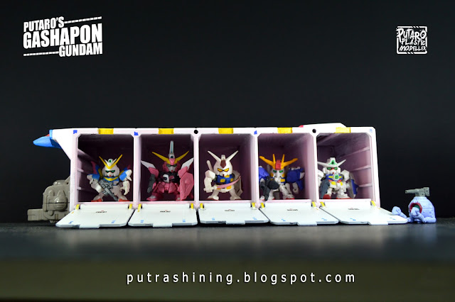 Putaro's Gashapon Gundam Space Ship Diorama by Putra Shining