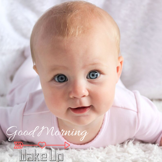     Good Morning Images With  Pleased Baby