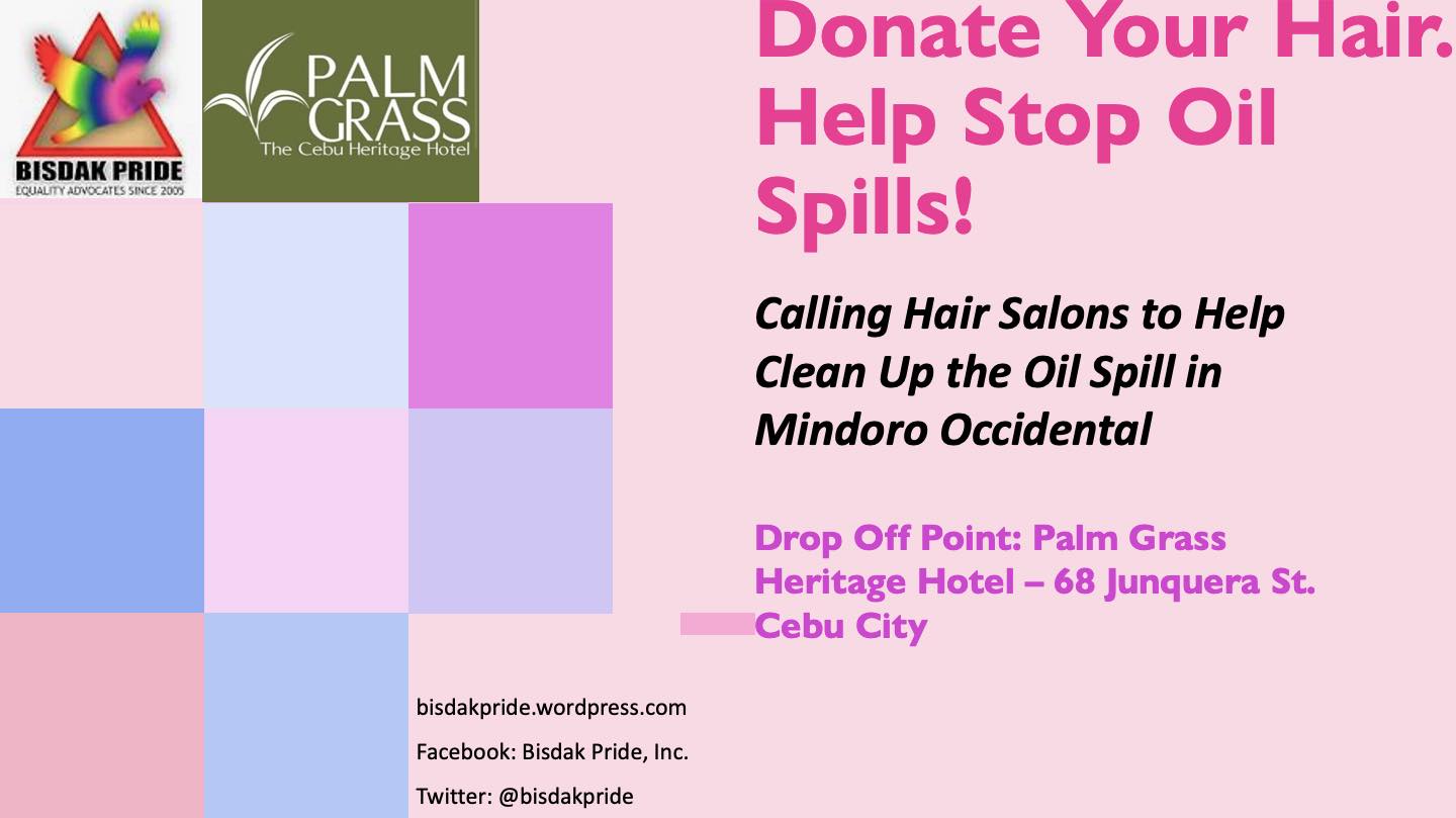 Environmental News: Bisdak Pride, Inc. Calls on Hair Salons to Donate Hair