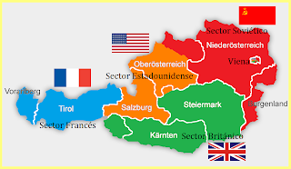 División de Austria tras la Segunda Guerra Mundial