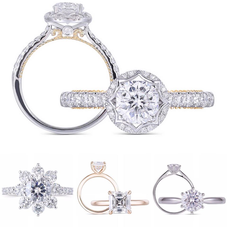 Simulated Diamond Ring Sets