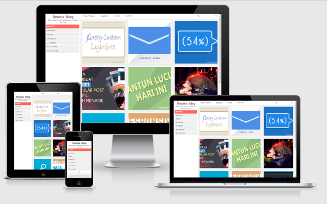 Aisuka Blog Responsive Blogger Template