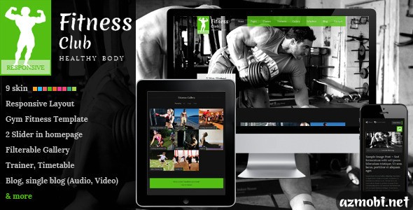 Fitness Club - Responsive Gym Fitness Template