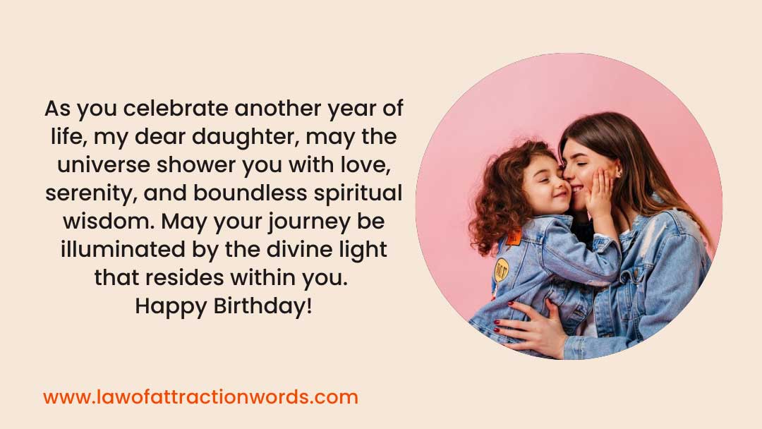 Spiritual Birthday Wishes For Daughter From Mom