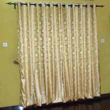 Gold Eyelet Curtains in Port Harcourt, Nigeria