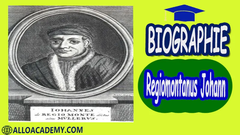 Regiomontanus Johann (1436 - 1476) - autobiographie Astronome et mathématicien allemand Regiomontanus Johann biographie biographie autobiographie autobiographie livre écrire une autobiographie biographie a lire autobiographiques livre autobiographique gratuit