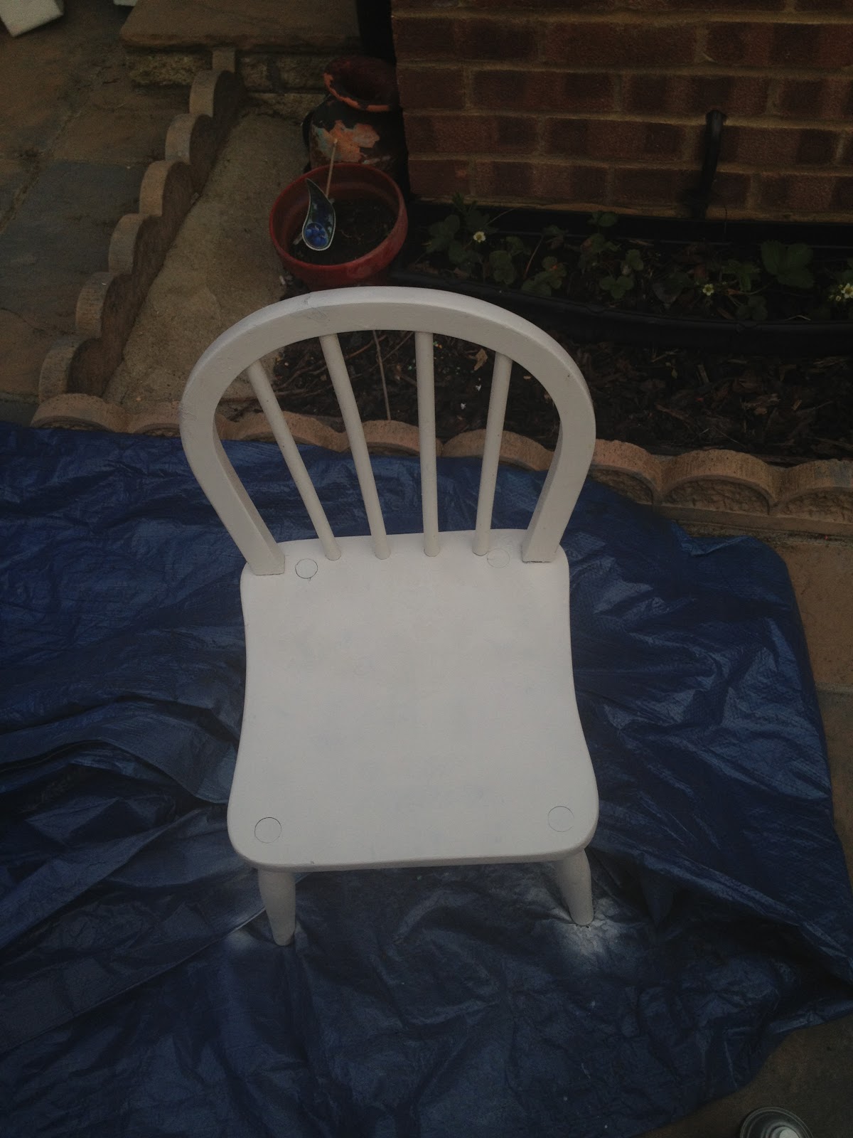 A white chair