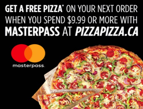 Pizza Pizza Free Small Pizza With MasterPass