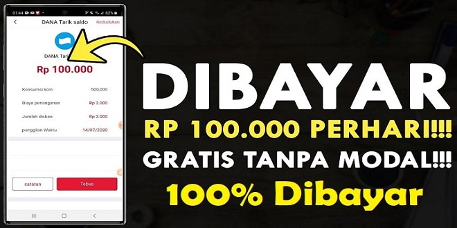 Saldo DANA Rp 10 Ribu Setiap Hari dengan Aplikasi Penghasil Uang Gratis ini