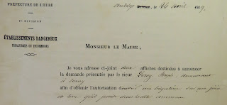 autorisation briqueterie Joseph Leroy maire 1869 Corny Eure