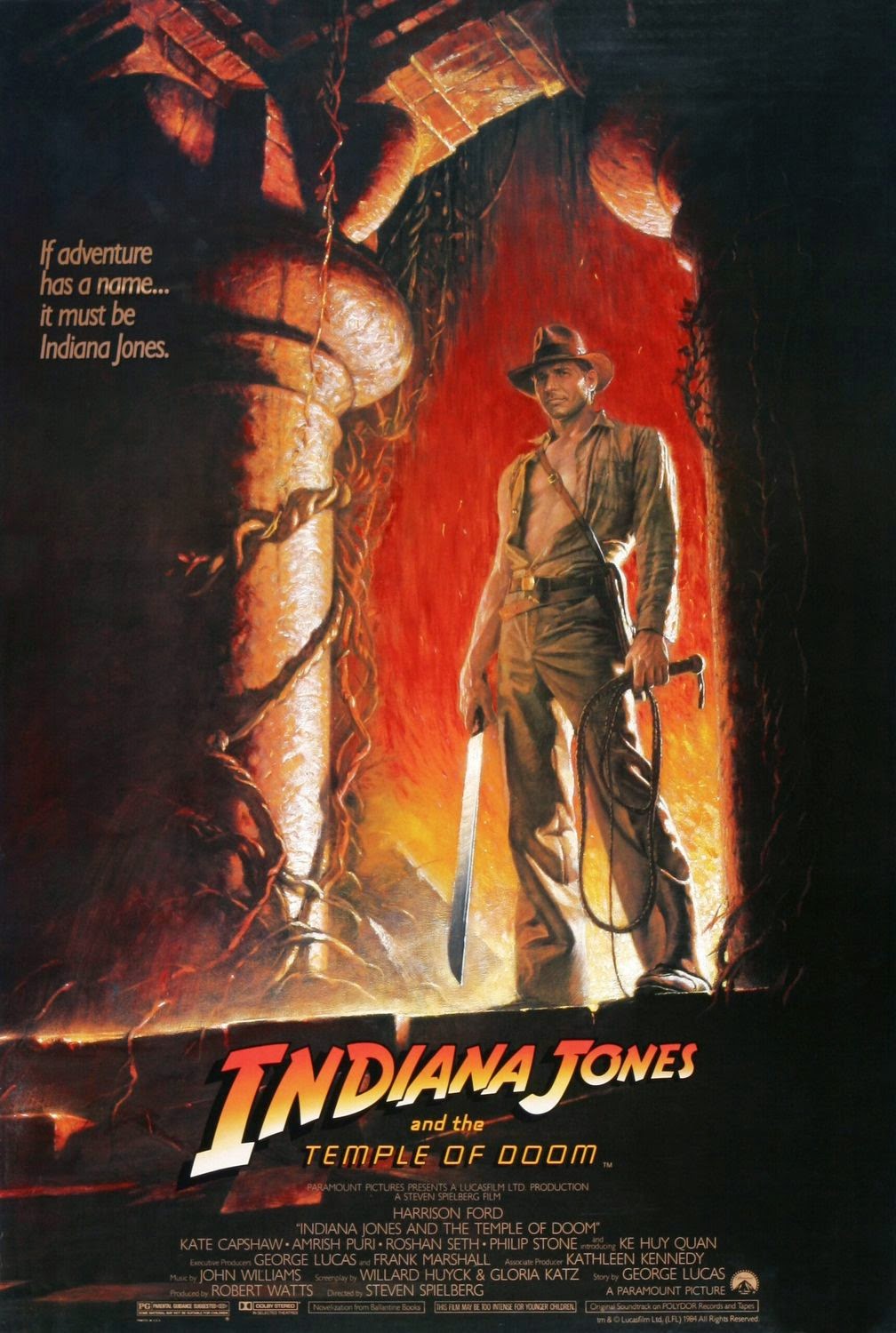 Indiana Jones and the Temple of Doom Teaser Poster