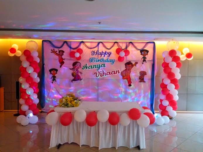 Balloon Theme Decoration  for Birthday  Parties