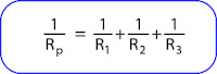 Rumus Mencari hambatan pengganti rangkaian paralel resistor