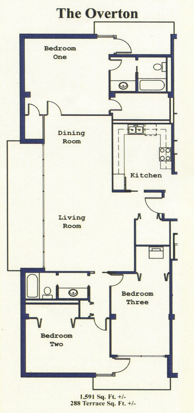Apartment Floor Plans 3 Bedroom