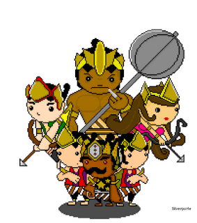  GAMBAR  WAYANG  LUCU  KARTUN  Kumpulan Gambar  Kartun  Wayang  