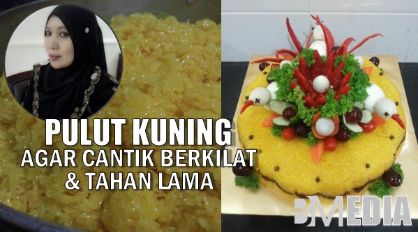 Wanita Ini Kongsi Cara Sebenar Buat Pulut Kuning Agar 