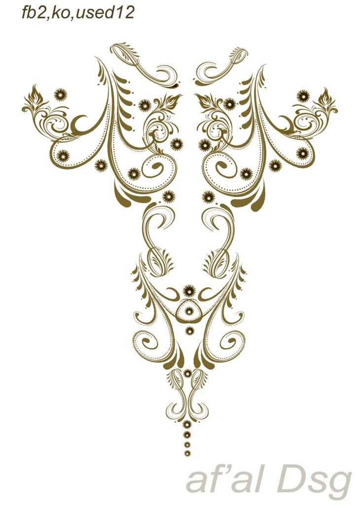 Contoh design motif Bordir  bordir