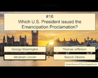 The correct answer is Abraham Lincoln.