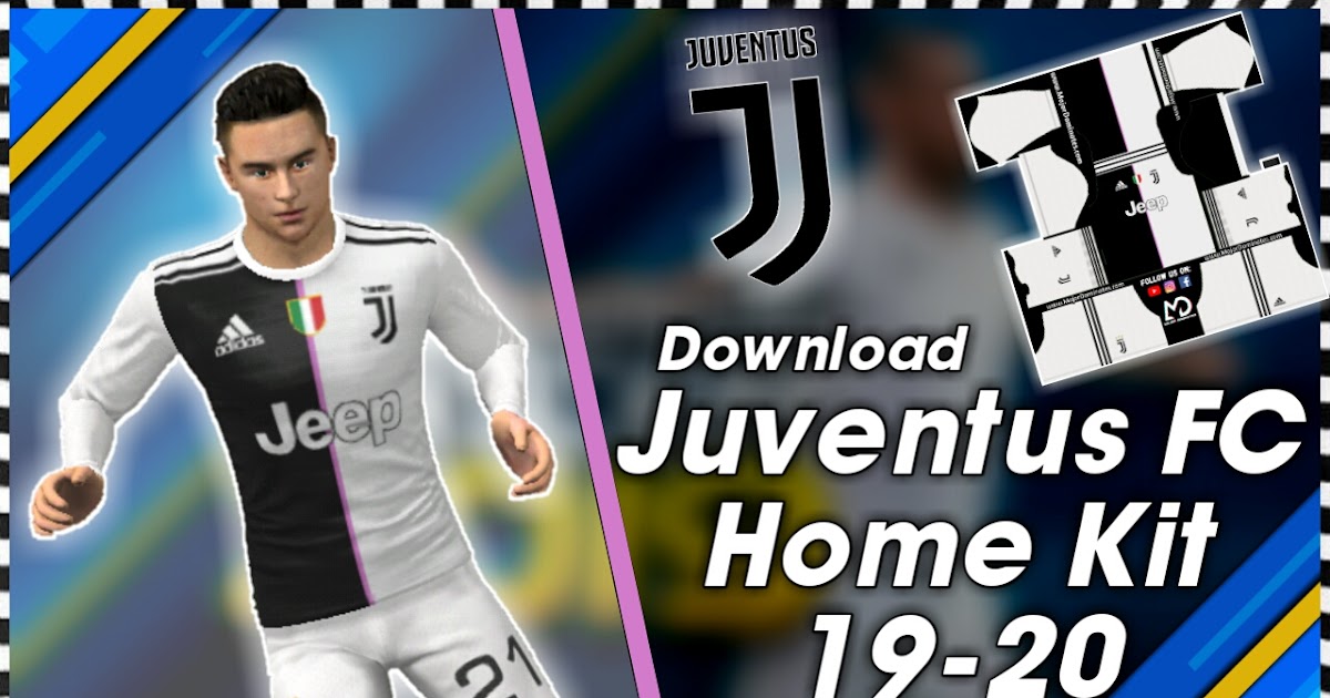  Juventus FC Kit 2019 20 for Dream League Soccer 2019 Dls 