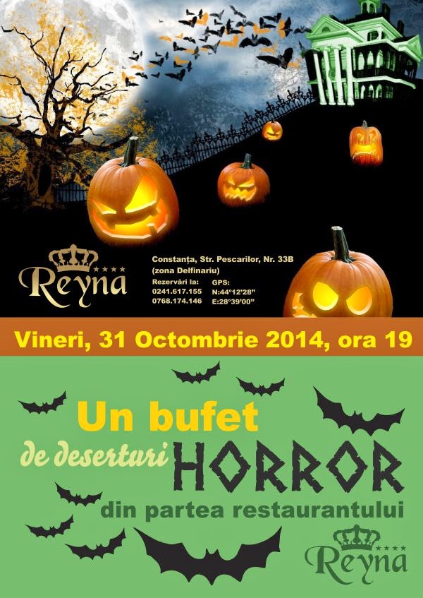 Restaurant Reyna - Afis Halloween