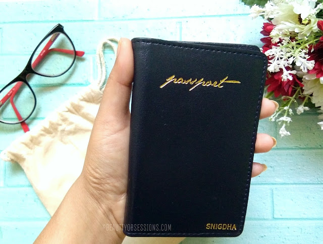 Urby customised passport holder