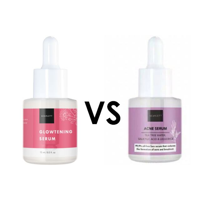 Perbedaan Serum Scarlett Pink dan Ungu