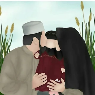 islamic couple hd wallpaper