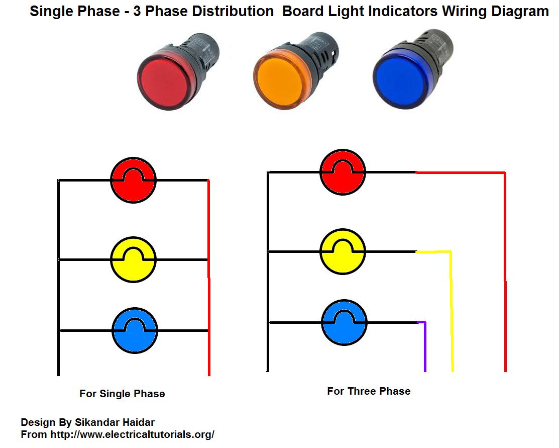 Distribution board lights indicator Wiring Diagram For ...