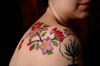 Flower Designed Tattoos
