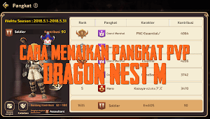 Cara Menaikan Pangkat PVP Dragon Nest M (Mobile)