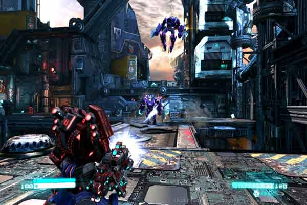 Screen Shot Of Transformers Fall of Cybertron (2012) Full PC Game Free Download At worldfree4u.com