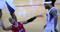 Chris Paul flop against DeMarcus Cousins